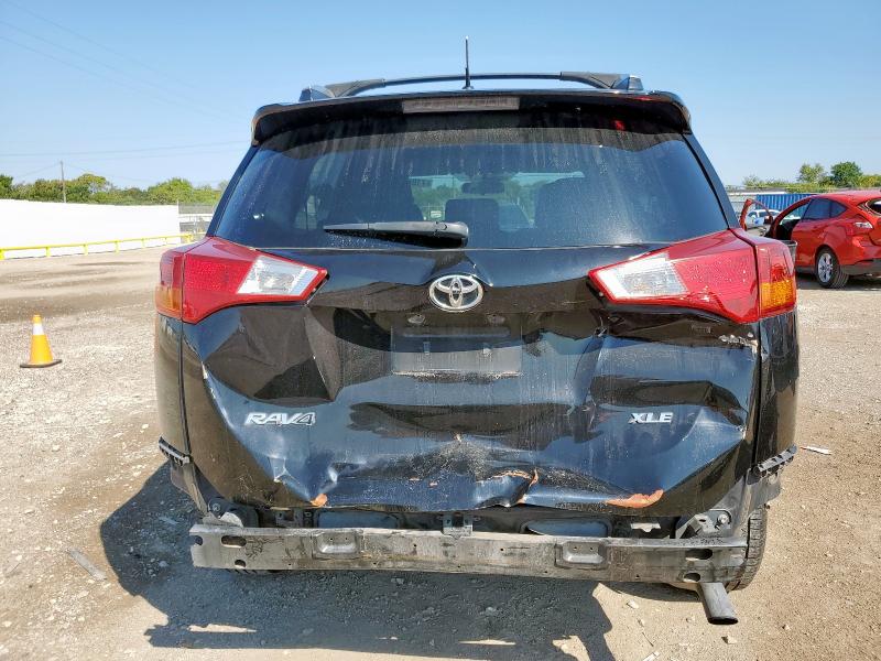2T3WFREV7DW067830 - 2013 TOYOTA RAV4 XLE BLACK photo 6