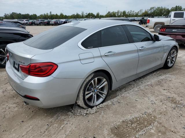 WBA4J5C50JBF06792 - 2018 BMW 440I GRAN COUPE SILVER photo 3