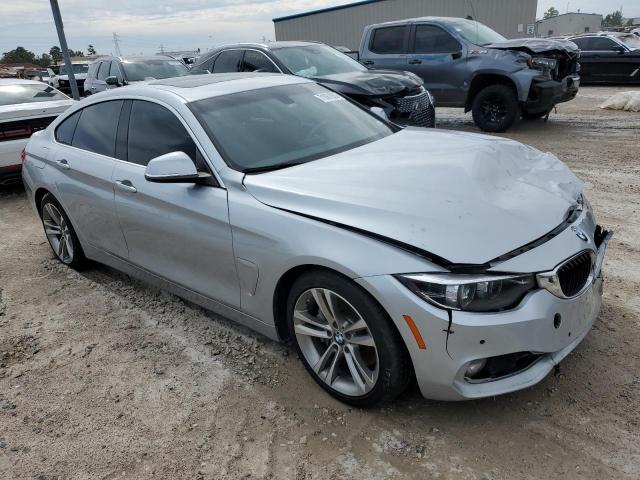WBA4J5C50JBF06792 - 2018 BMW 440I GRAN COUPE SILVER photo 4