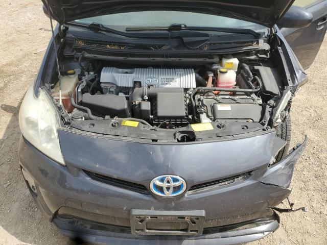 JTDKN3DUXD5582013 - 2013 TOYOTA PRIUS CHARCOAL photo 11
