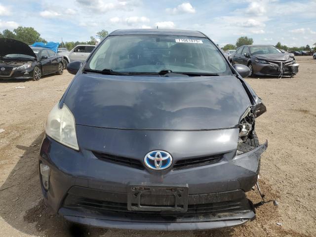 JTDKN3DUXD5582013 - 2013 TOYOTA PRIUS CHARCOAL photo 5