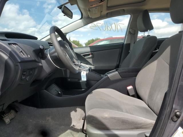 JTDKN3DUXD5582013 - 2013 TOYOTA PRIUS CHARCOAL photo 7