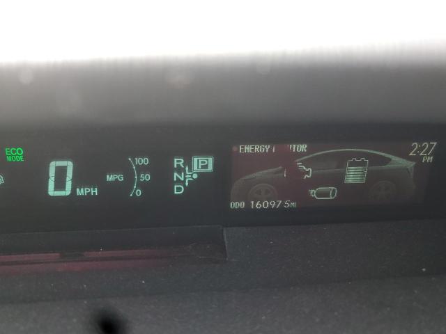 JTDKN3DUXD5582013 - 2013 TOYOTA PRIUS CHARCOAL photo 9