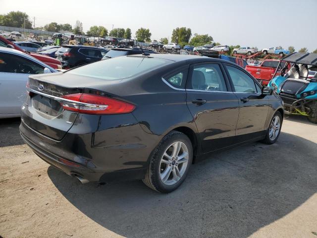 3FA6P0H74JR139420 - 2018 FORD FUSION SE BLACK photo 3