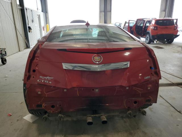 1G6DC1E37C0105904 - 2012 CADILLAC CTS წითელი ფოტო 6