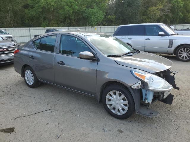 3N1CN7AP5HL846970 - 2017 NISSAN VERSA S GRAY photo 4