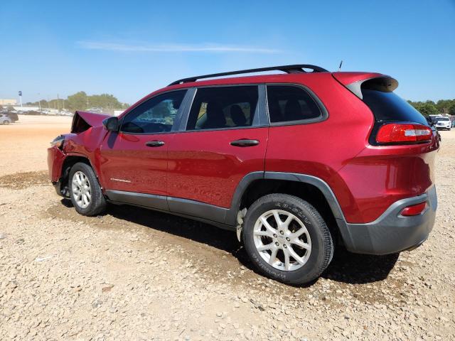 1C4PJLAB0GW238533 - 2016 JEEP CHEROKEE SPORT RED photo 2