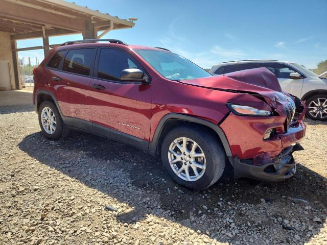 1C4PJLAB0GW238533 - 2016 JEEP CHEROKEE SPORT RED photo 4