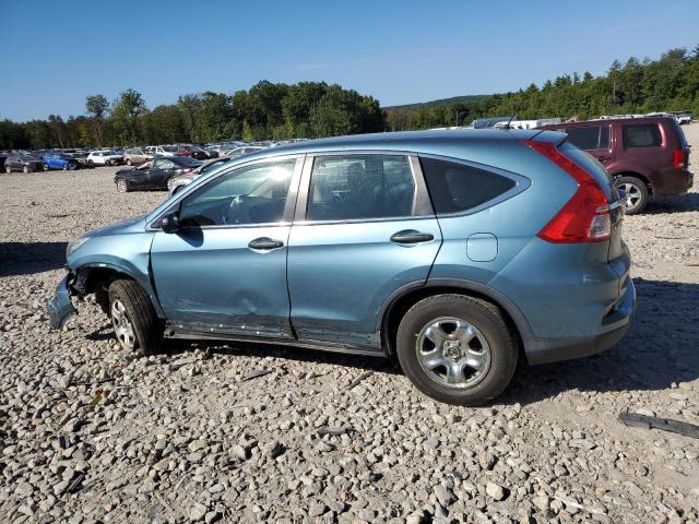 5J6RM4H36FL029408 - 2015 HONDA CR-V LX TEAL photo 2