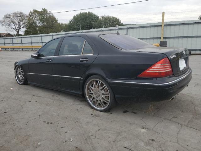 WDBNG76J83A353240 - 2003 MERCEDES-BENZ S 600 BLACK photo 2