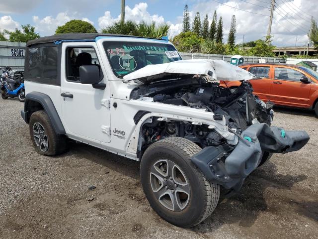 1C4GJXAG1LW176699 - 2020 JEEP WRANGLER SPORT WHITE photo 4