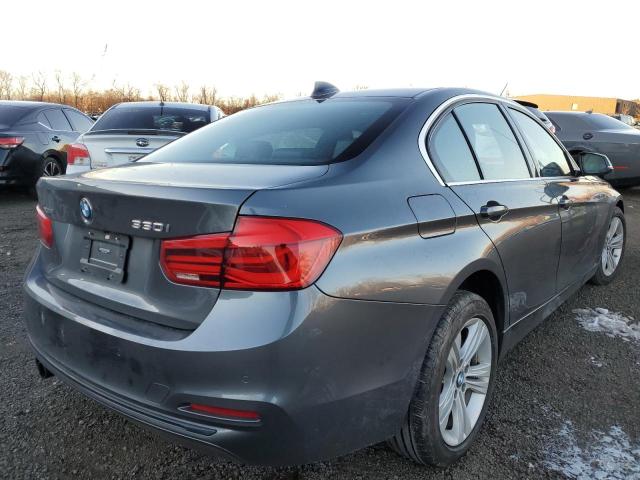 WBA8D9C51JA616429 - 2018 BMW 330 XI GRAY photo 3