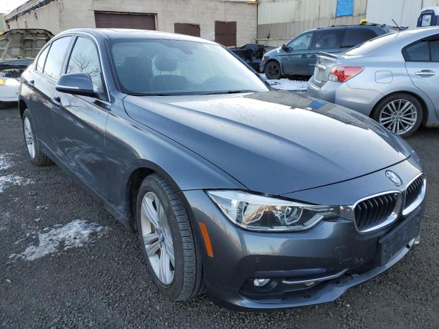 WBA8D9C51JA616429 - 2018 BMW 330 XI GRAY photo 4