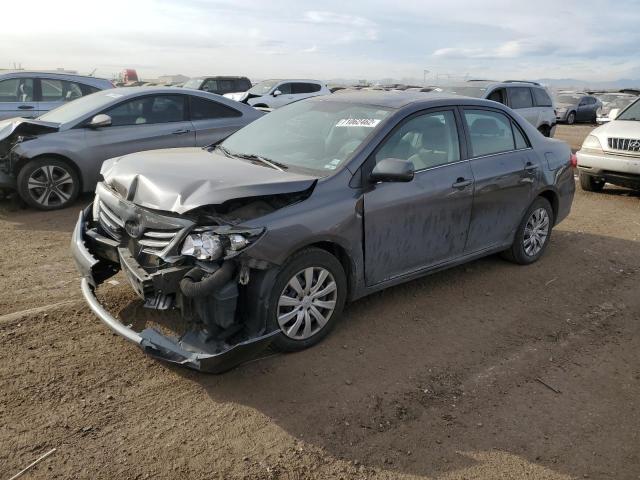 5YFBU4EE2DP135436 - 2013 TOYOTA COROLLA BASE GRAY photo 1