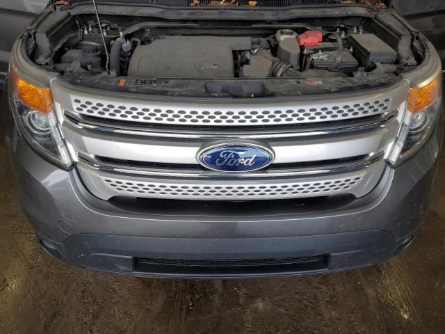 1FM5K8D84EGC45781 - 2014 FORD EXPLORER XLT GRAY photo 12