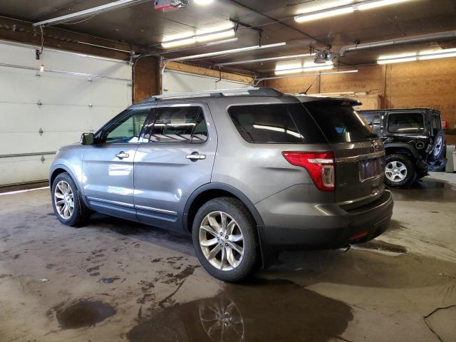 1FM5K8D84EGC45781 - 2014 FORD EXPLORER XLT GRAY photo 2