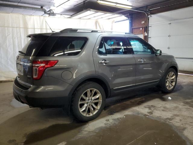 1FM5K8D84EGC45781 - 2014 FORD EXPLORER XLT GRAY photo 3