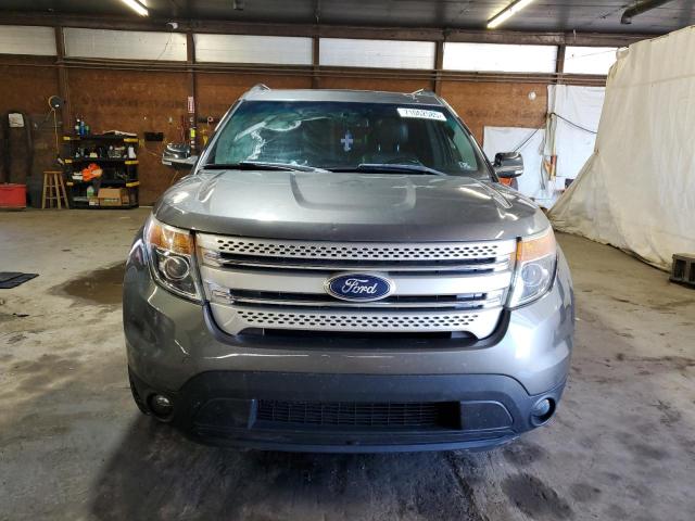 1FM5K8D84EGC45781 - 2014 FORD EXPLORER XLT GRAY photo 5
