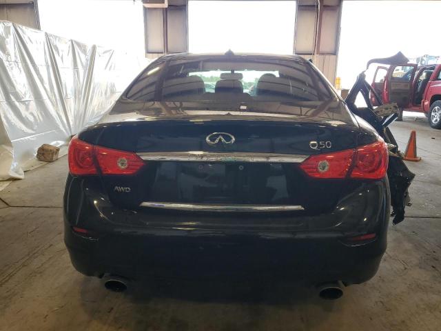 JN1CV7AR5GM252501 - 2016 INFINITI Q50 BASE Սև լուսանկար 6