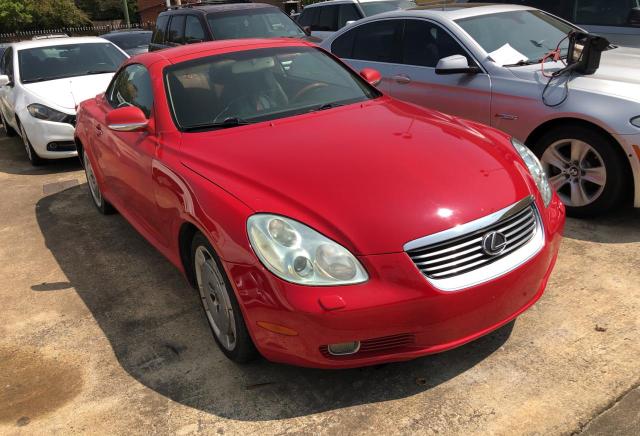 JTHFN48Y530046505 - 2003 LEXUS SC 430 RED photo 1