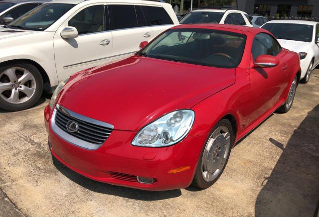 JTHFN48Y530046505 - 2003 LEXUS SC 430 RED photo 2