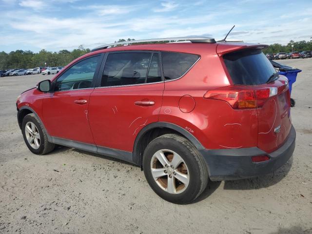 2T3WFREV4DW029276 - 2013 TOYOTA RAV4 XLE RED photo 2