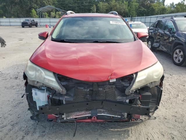 2T3WFREV4DW029276 - 2013 TOYOTA RAV4 XLE RED photo 5