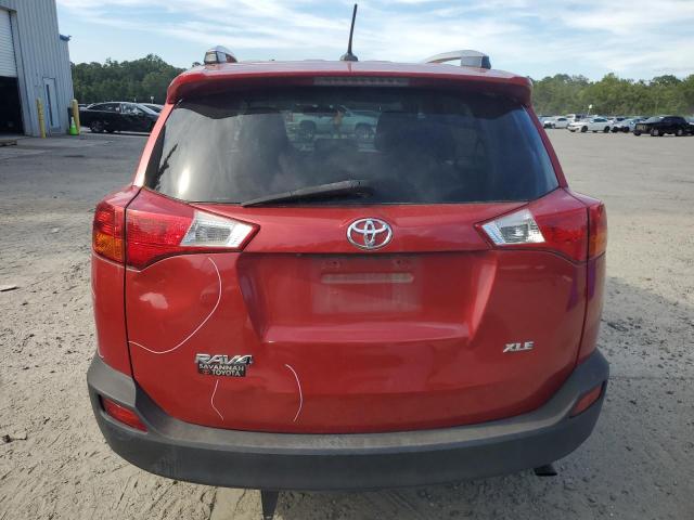 2T3WFREV4DW029276 - 2013 TOYOTA RAV4 XLE RED photo 6