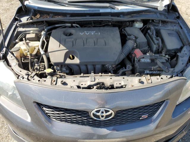2T1BU4EE9AC455512 - 2010 TOYOTA COROLLA BASE 灰色 照片 11