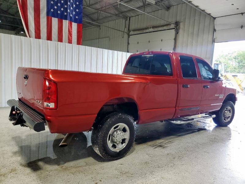 1D7KS28C16J201993 - 2006 DODGE RAM 2500 ST წითელი ფოტო 3