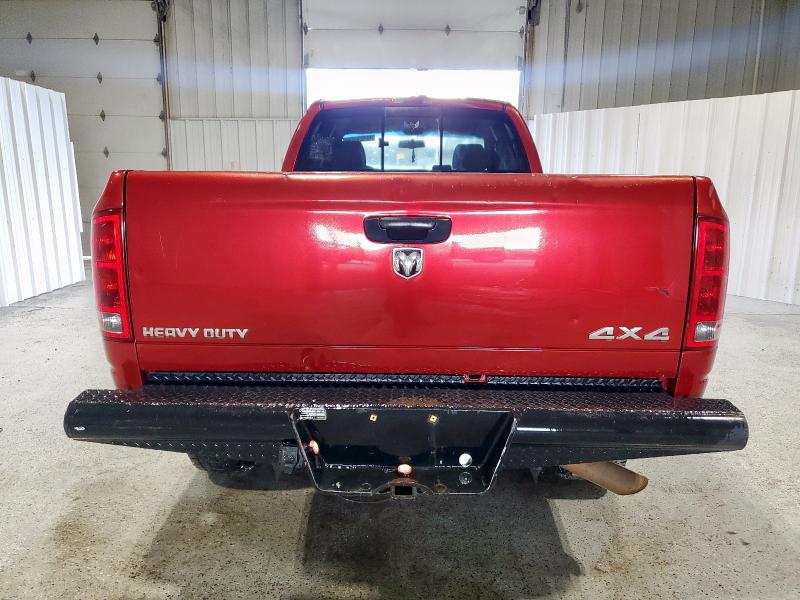 1D7KS28C16J201993 - 2006 DODGE RAM 2500 ST წითელი ფოტო 6