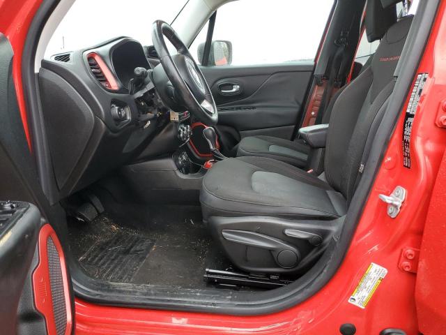 ZACCJBCT0FPB55595 - 2015 JEEP RENEGADE TRAILHAWK RED photo 7