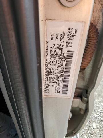 5TEGN92N41Z850874 - 2001 TOYOTA TACOMA DOUBLE CAB PRERUNNER SILVER photo 12