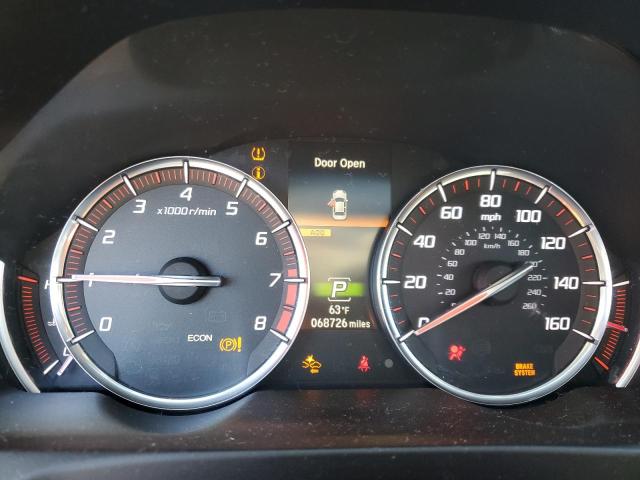 19UUB3F66JA003491 - 2018 ACURA TLX TECH+A Կարմիր լուսանկար 9