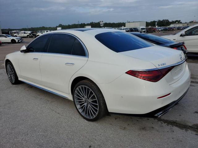 W1K6G7GB2PA187998 - 2023 MERCEDES-BENZ S 580 4MATIC WHITE photo 2