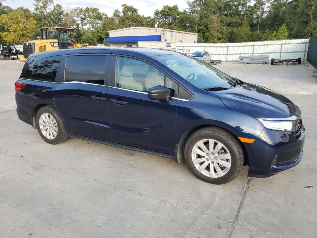 5FNRL6H27MB038629 - 2021 HONDA ODYSSEY LX Կապույտ լուսանկար 4