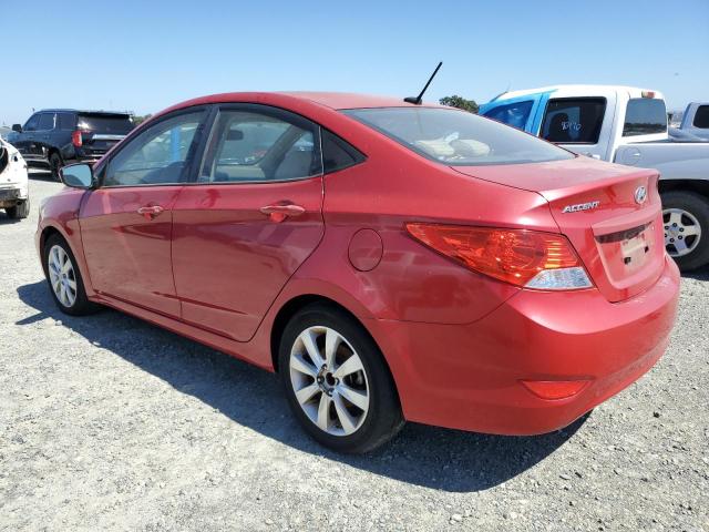 KMHCU4AE7CU107123 - 2012 HYUNDAI ACCENT GLS RED photo 2