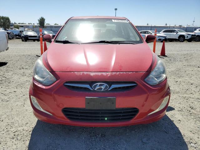 KMHCU4AE7CU107123 - 2012 HYUNDAI ACCENT GLS RED photo 5