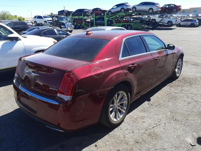 2C3CCAAG9HH516424 - 2017 CHRYSLER 300 LIMITED RED photo 3