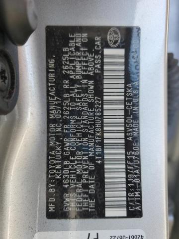 4T1BF1FK8HU785227 - 2017 TOYOTA CAMRY LE 银色 照片 13