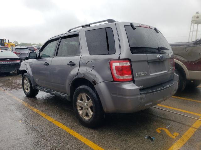 1FMCU49H68KA65951 - 2008 FORD ESCAPE HEV GRAY photo 2