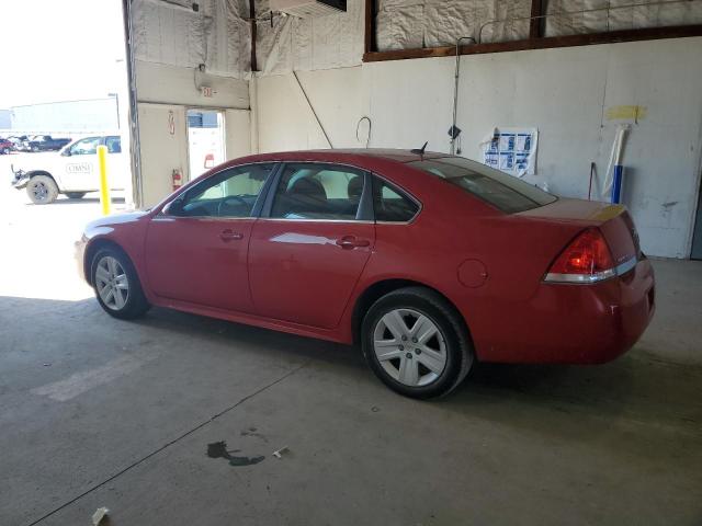 2G1WA5EK1A1199783 - 2010 CHEVROLET IMPALA LS RED photo 2