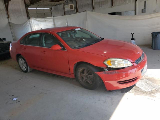 2G1WA5EK1A1199783 - 2010 CHEVROLET IMPALA LS RED photo 4