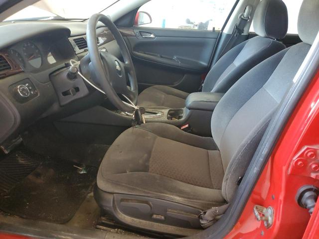 2G1WA5EK1A1199783 - 2010 CHEVROLET IMPALA LS RED photo 7