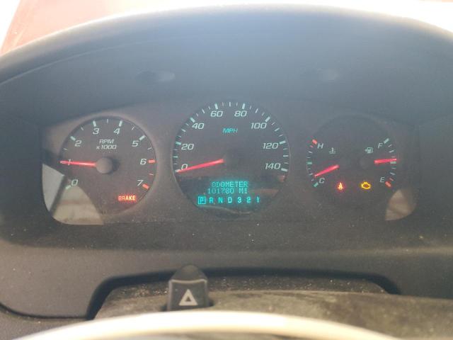 2G1WA5EK1A1199783 - 2010 CHEVROLET IMPALA LS RED photo 9
