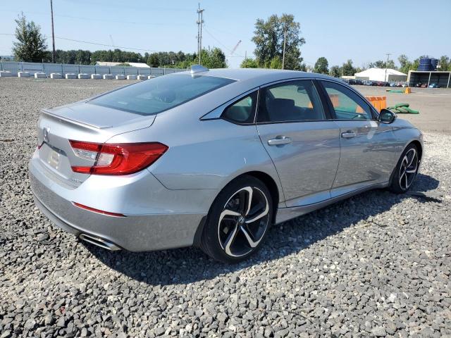 1HGCV1F31KA086181 - 2019 HONDA ACCORD SPORT ვერცხლისფერი ფოტო 3