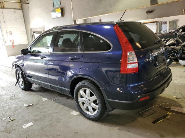 JHLRE38739C013142 - 2009 HONDA CR-V EXL BLUE photo 2