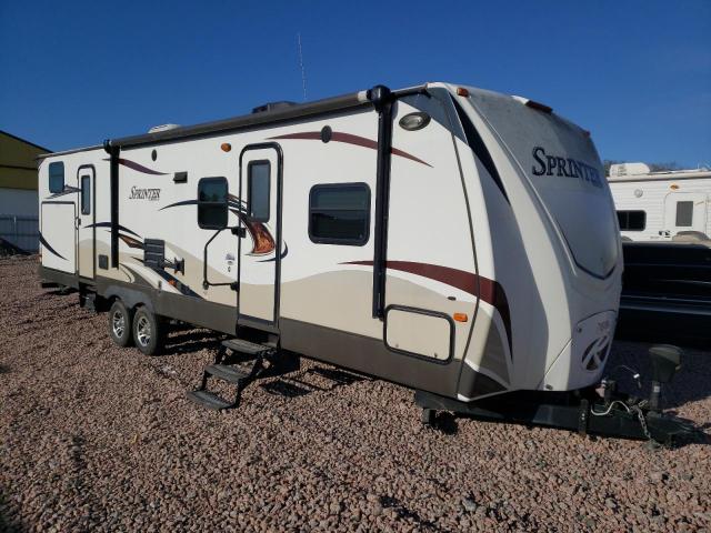 4YDT31120E1530266 - 2014 KEYSTONE SPRINTER WHITE photo 1