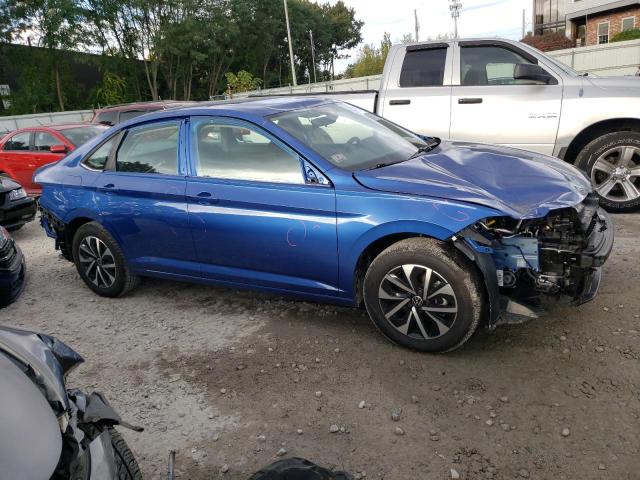 3VW4M7BU8PM038451 - 2023 VOLKSWAGEN JETTA S BLUE photo 4