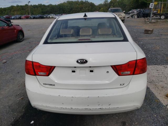 KNAGE228X95297368 - 2009 KIA OPTIMA LX WHITE photo 6